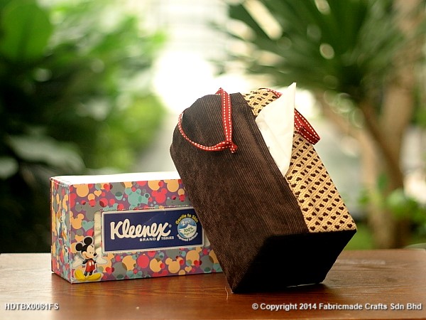 fabricmade crafts tissue box holder